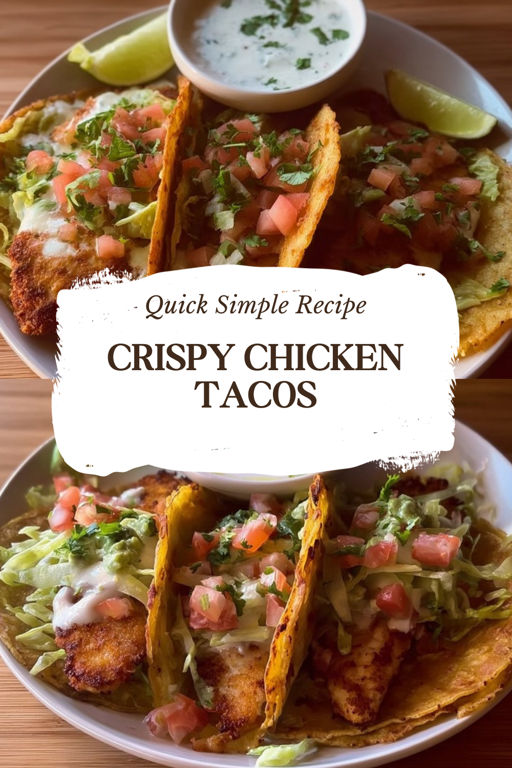 Crispy Chicken Tacos