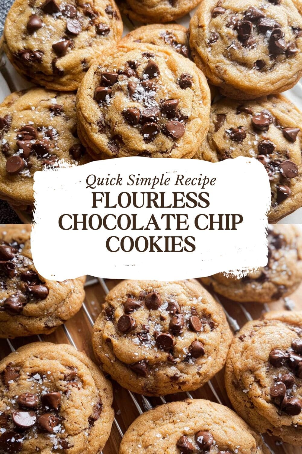 Flourless Chocolate Chip Cookies