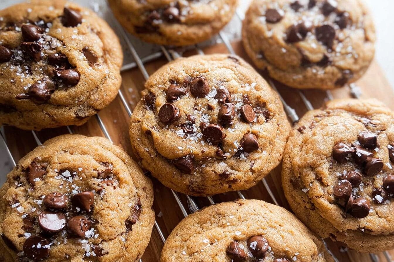 Flourless Chocolate Chip Cookies