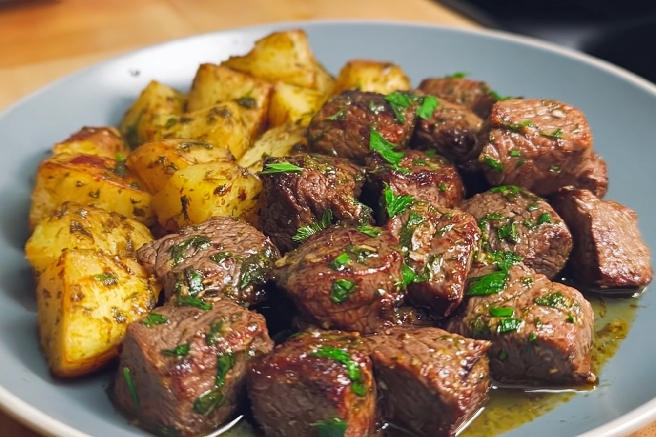 Garlic Butter Steak Bites