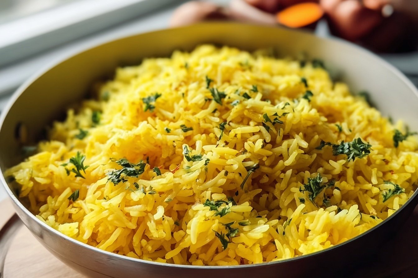 Garlic Turmeric Rice