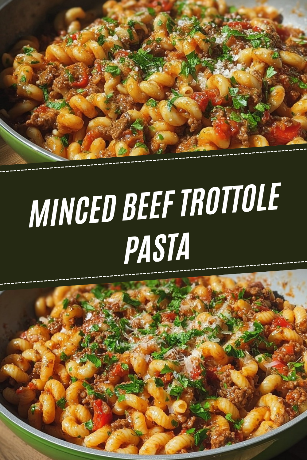 Minced Beef Trottole Pasta