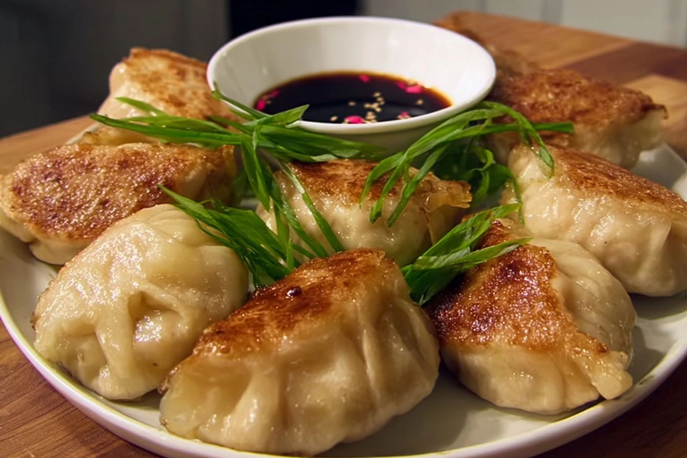 Pan Fried Chicken Dumplings