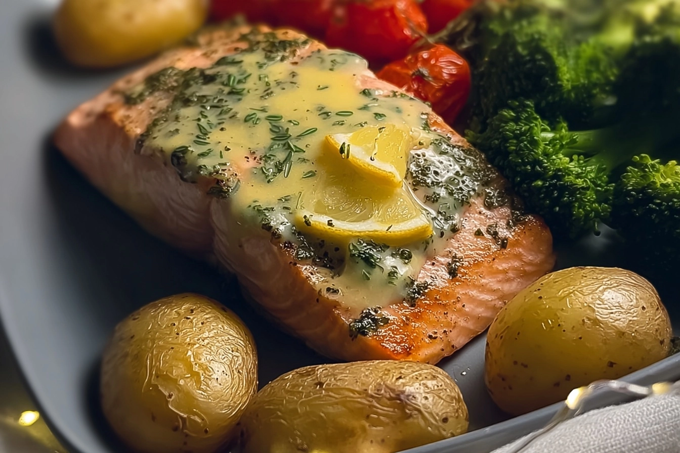 Sheet Pan Baked Salmon