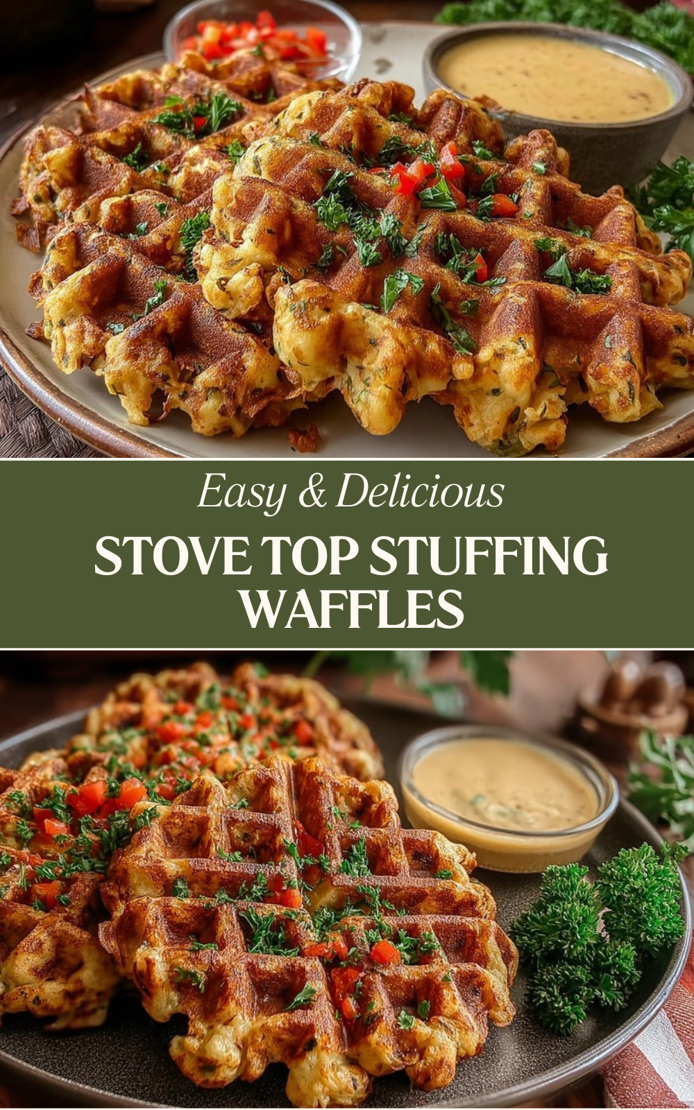 Stove Top Stuffing Waffles