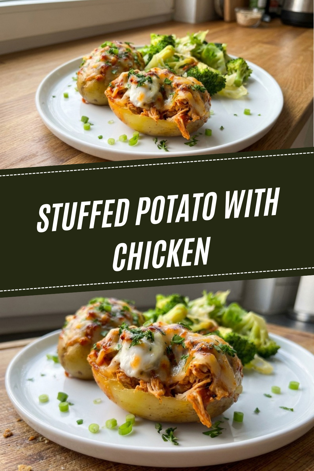Stuffed Potato With Chicken