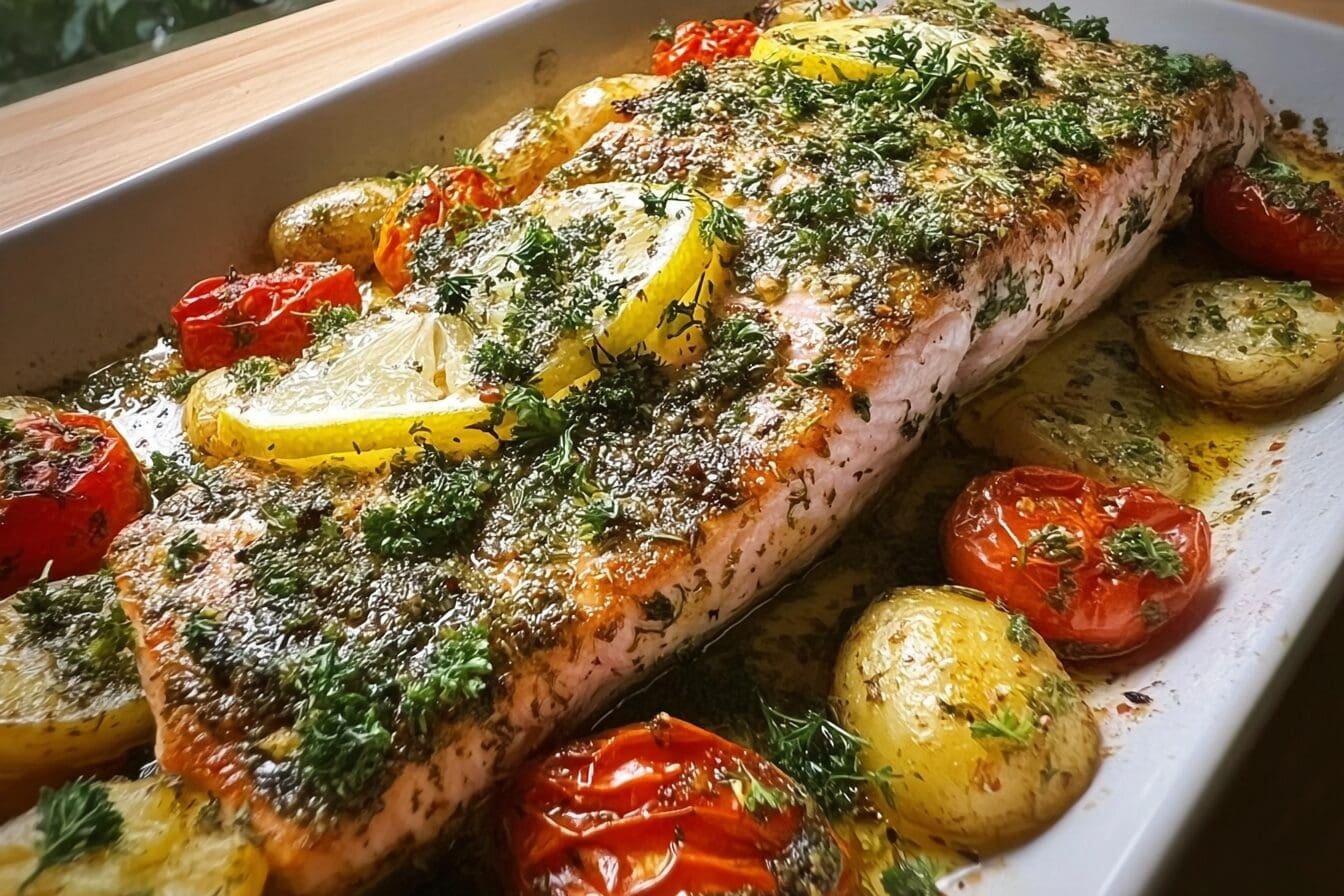 Zaatar Garlic Salmon