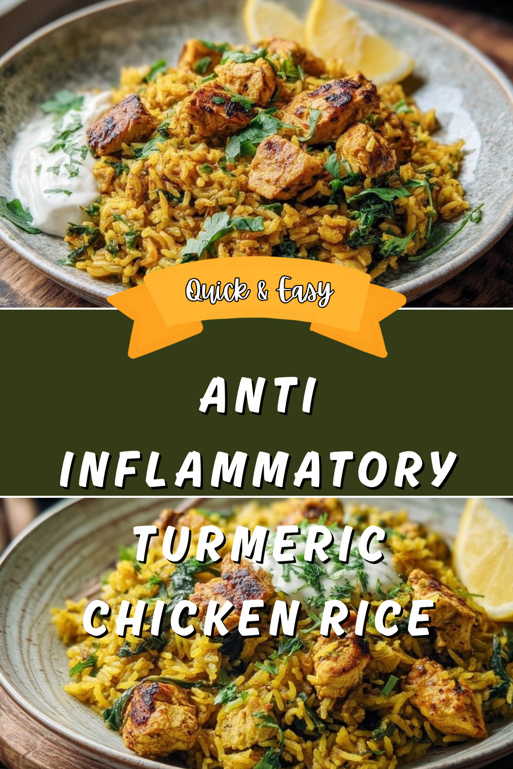 Anti Inflammatory Turmeric Chicken Rice