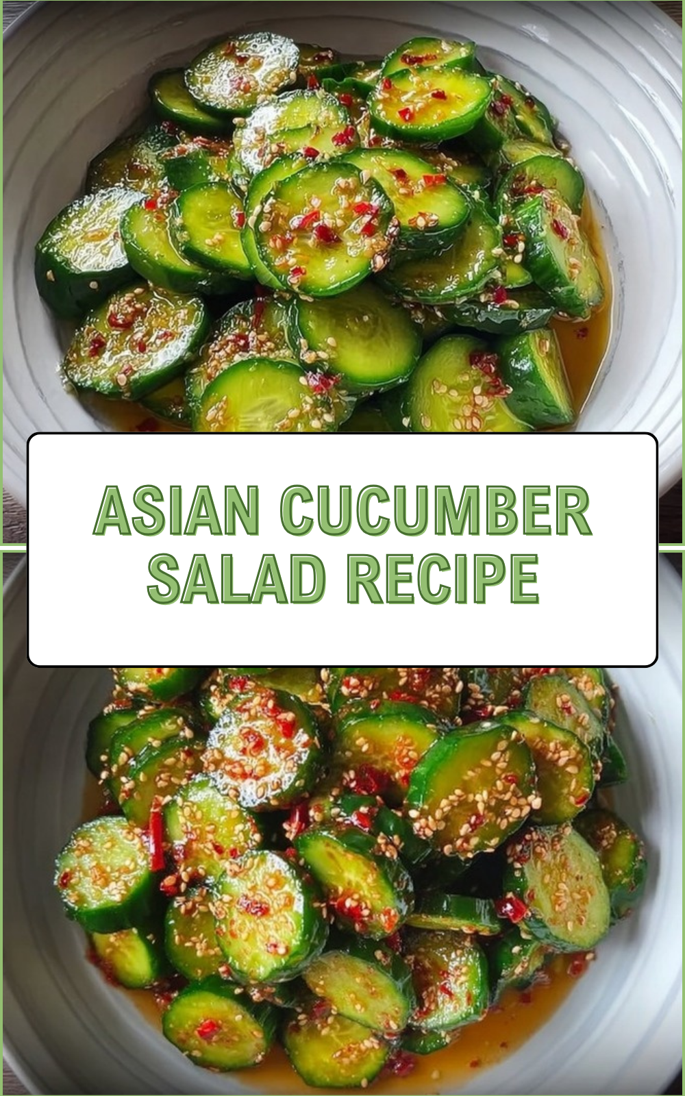 Asian Cucumber Salad Recipe
