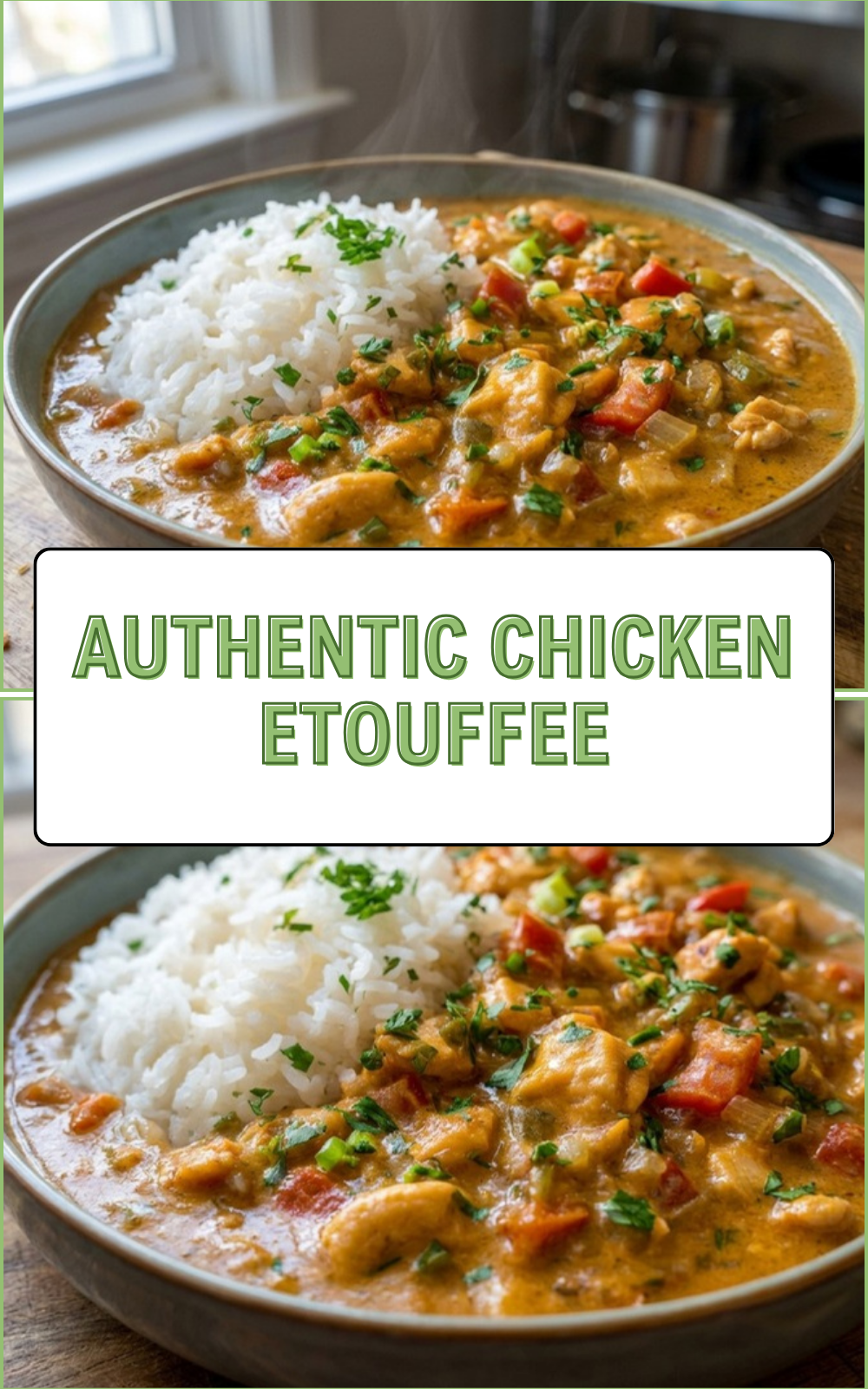 Authentic Chicken Etouffee