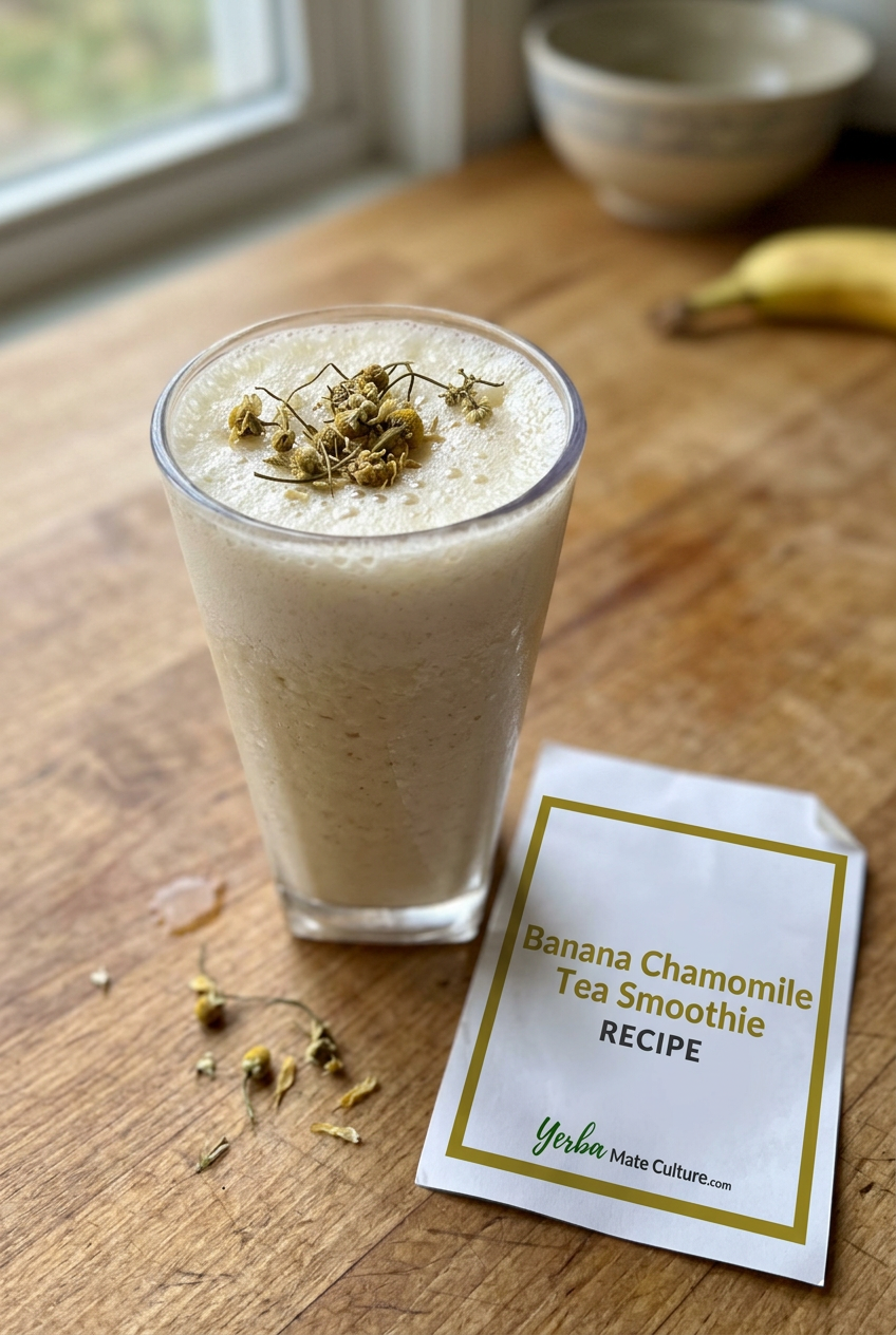 Banana Chamomile Tea Smoothie