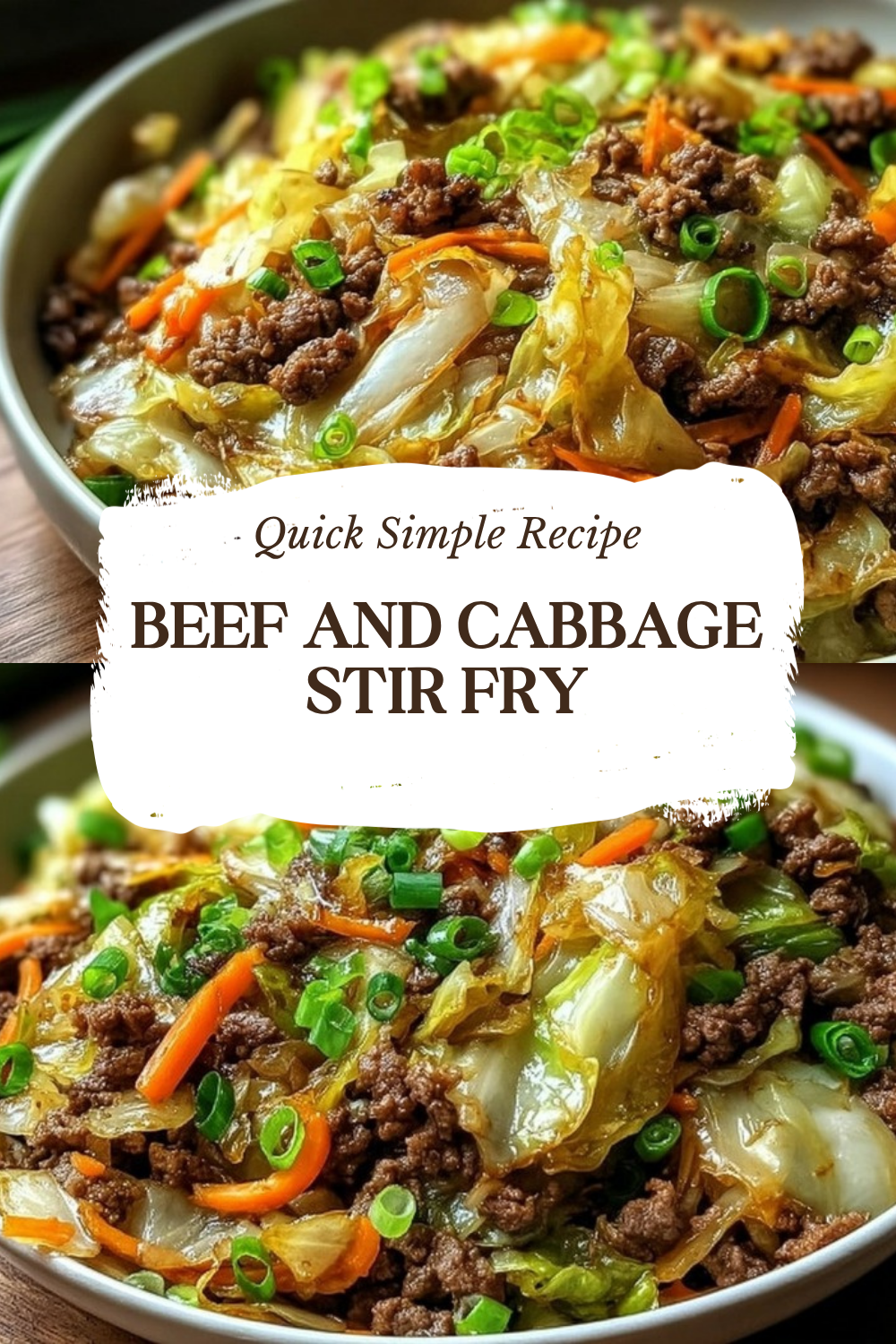 Beef And Cabbage Stir Fry