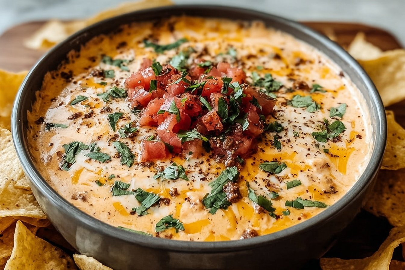 Beef Queso Dip