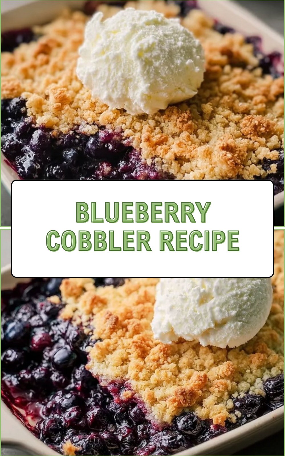 Blueberry Cobbler Recipe