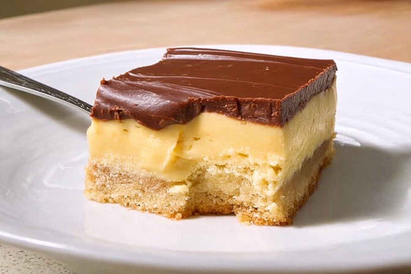 Boston Cream Pie Bars