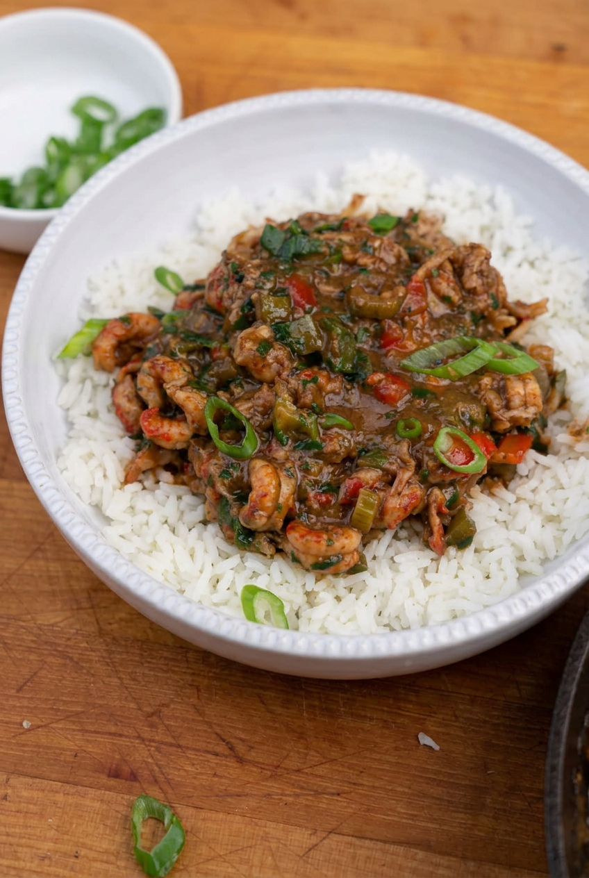 Cajun Crawfish Etouffee