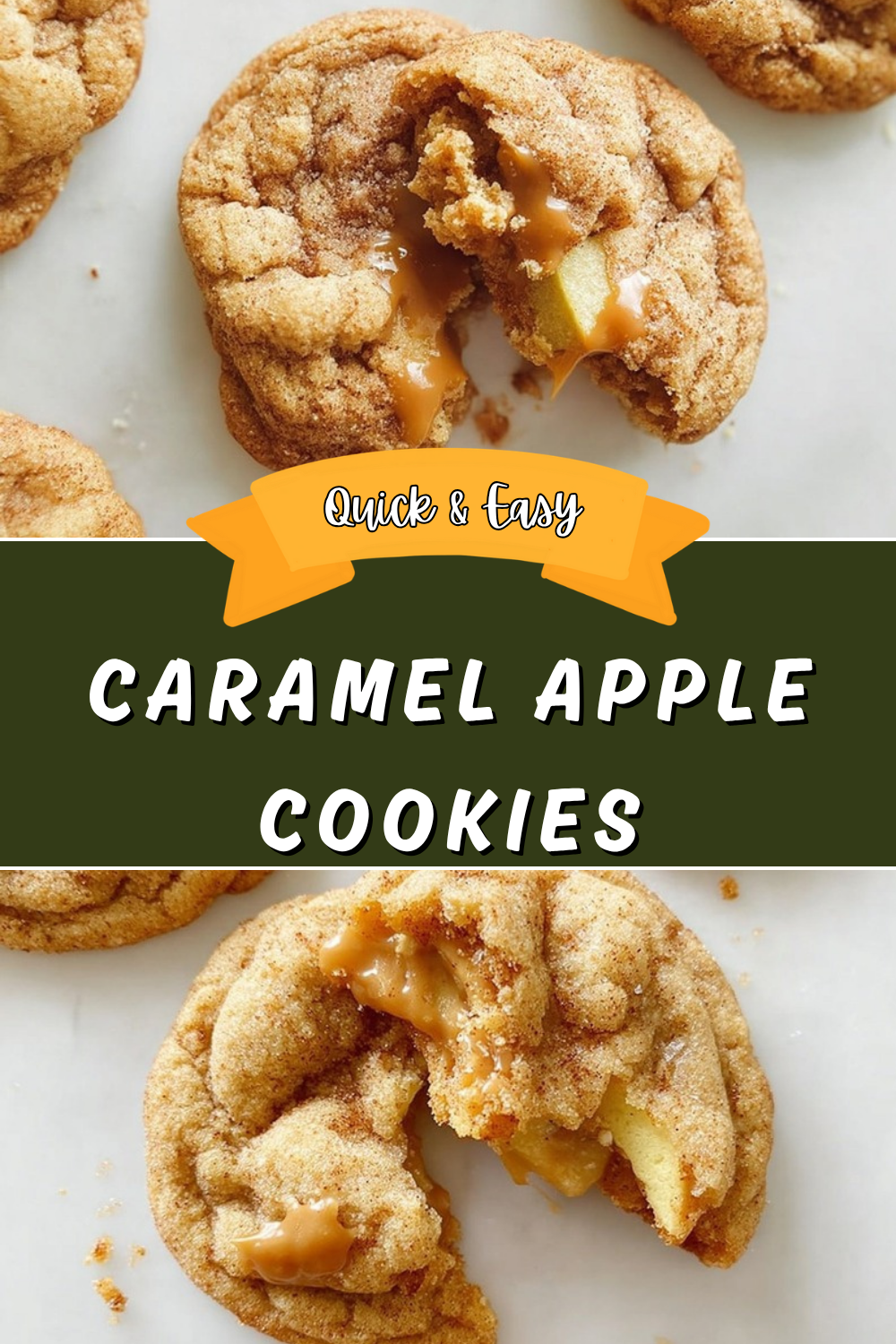 Caramel Apple Cookies