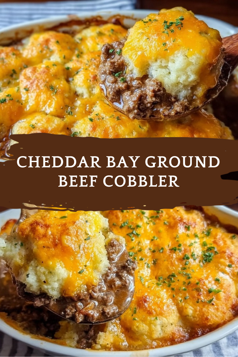 Cheddar Bay Ground Beef Cobbler