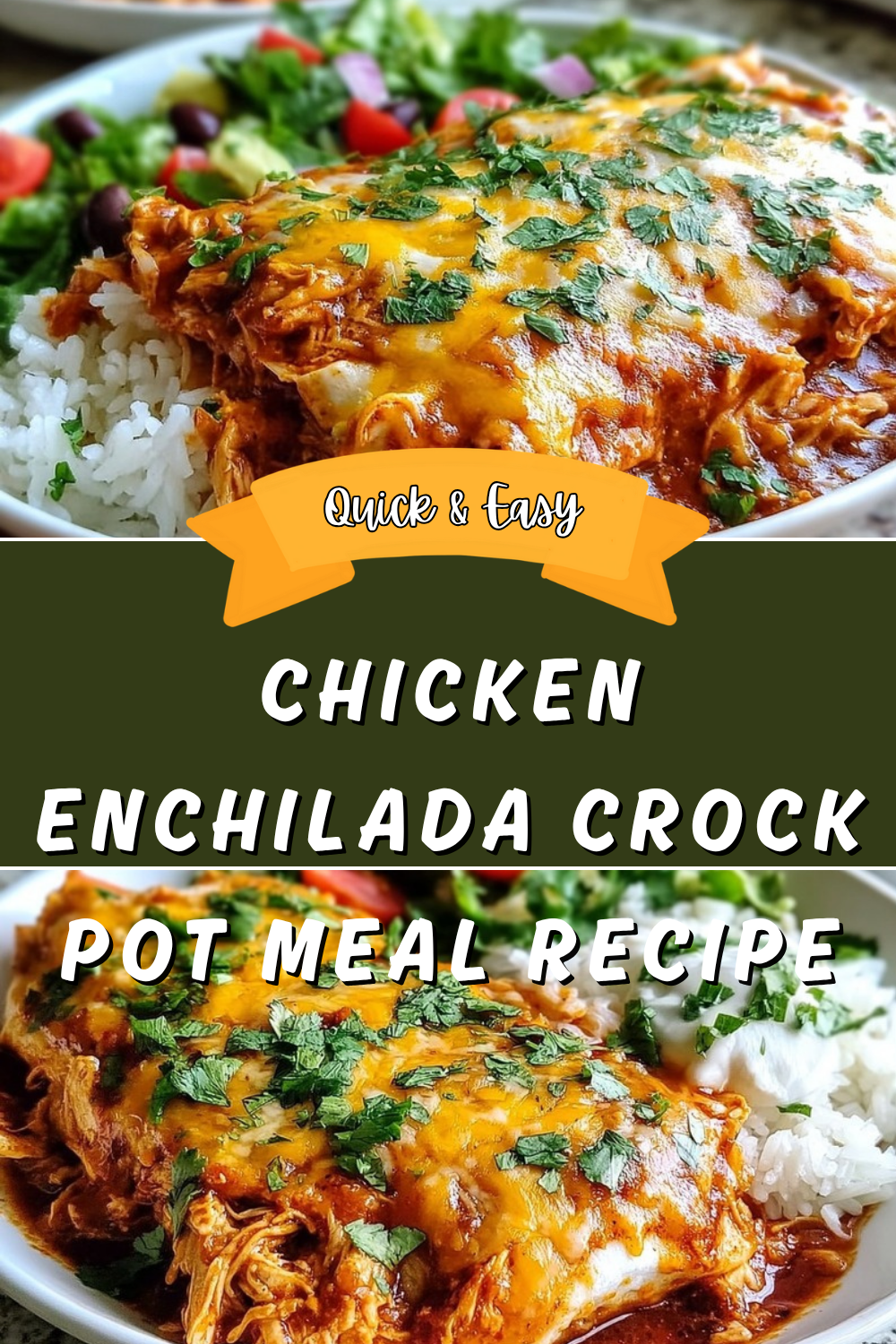 Chicken Enchilada Crock Pot Meal Recipe