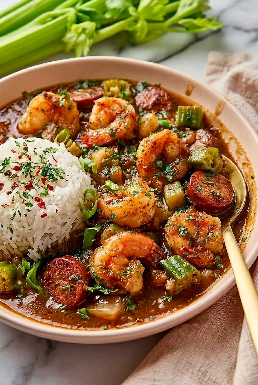 Classic Shrimp Gumbo