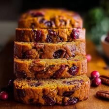 Cranberry Pecan Pumpkin Bread Recipe