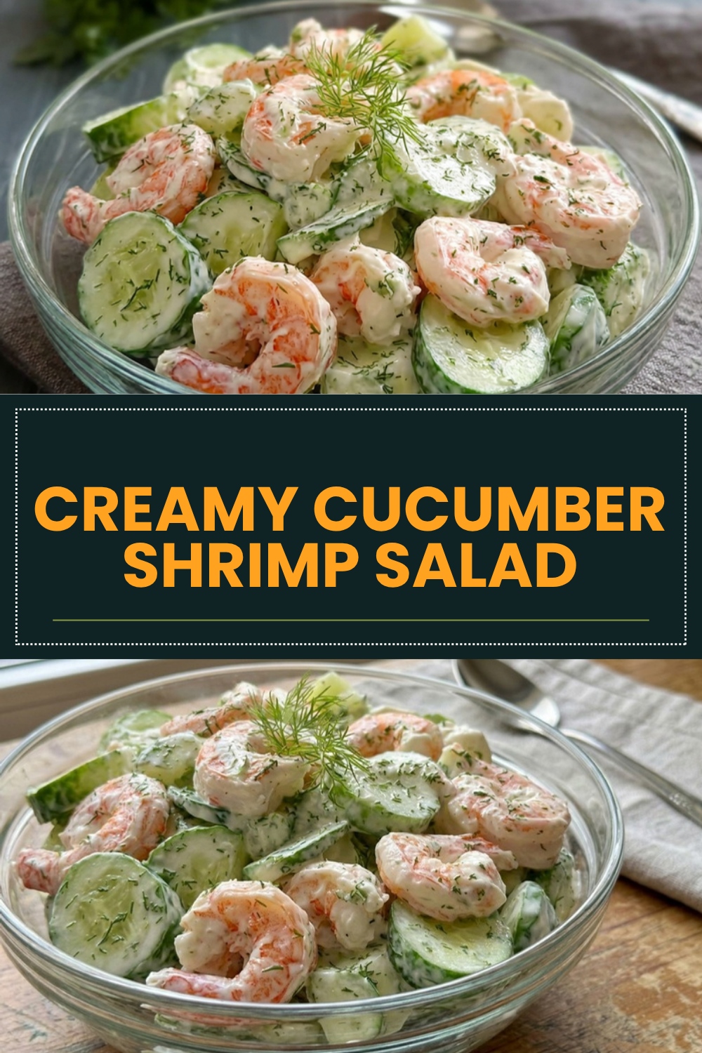 Creamy Cucumber Shrimp Salad