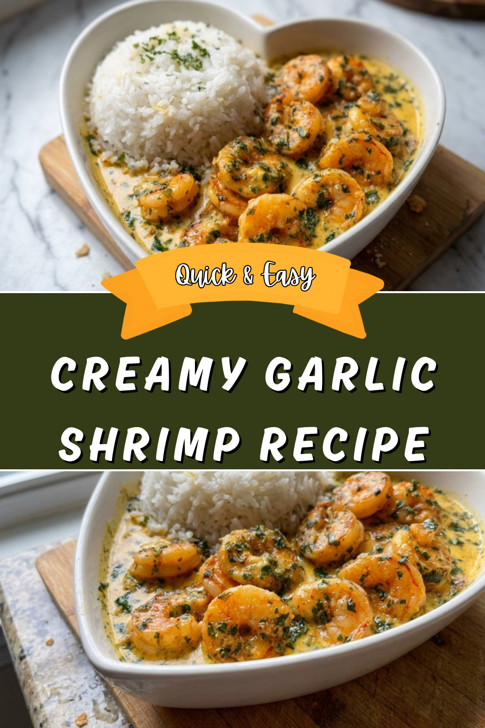 Creamy Garlic Shrimp Recipe