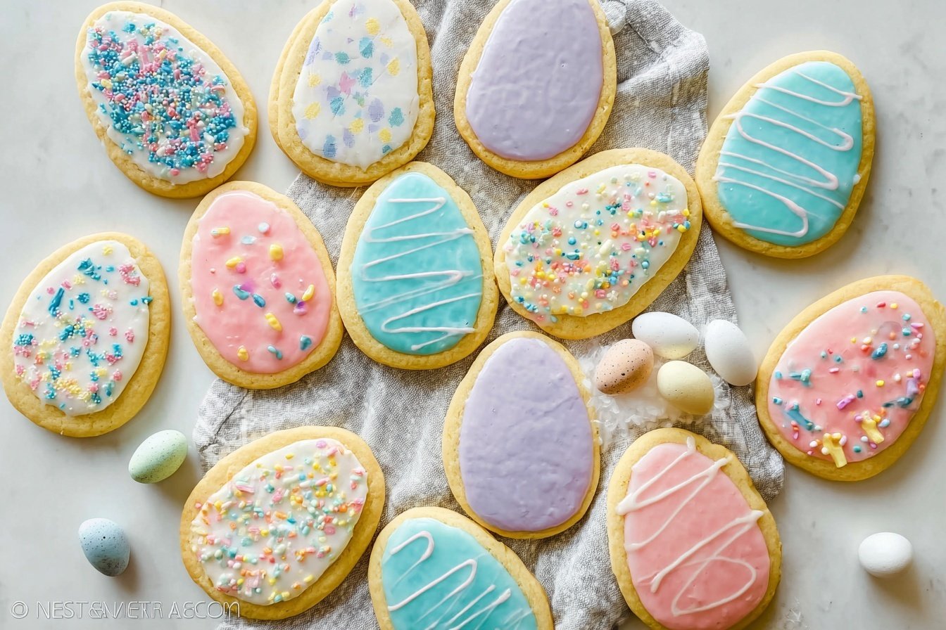 Easter Egg Sugar Cookies