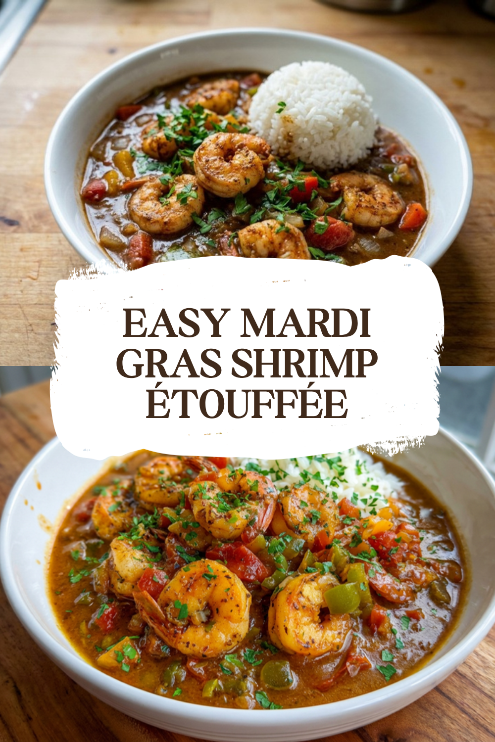 Easy Mardi Gras Shrimp Étouffée