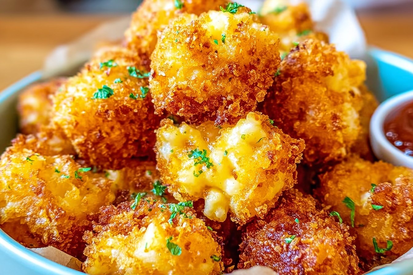 Fried Mac And Cheese Bites