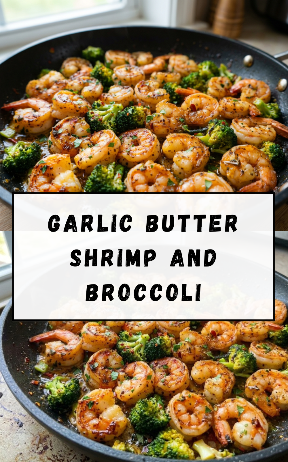Garlic Butter Shrimp And Broccoli