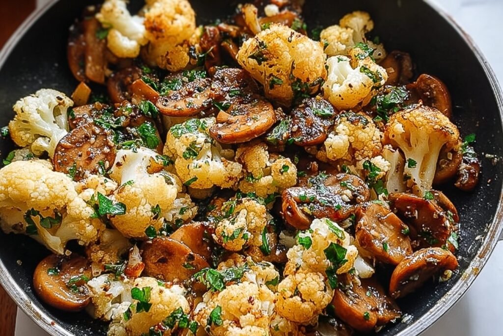 Garlic Mushrooms Cauliflower Skillet 93.png