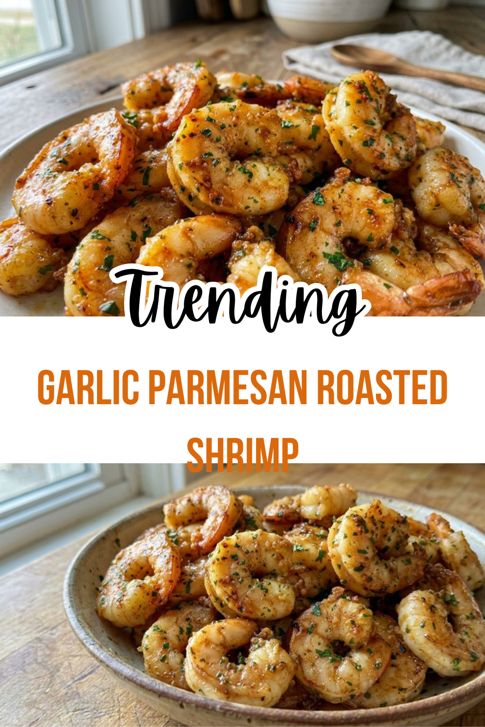 Garlic Parmesan Roasted Shrimp