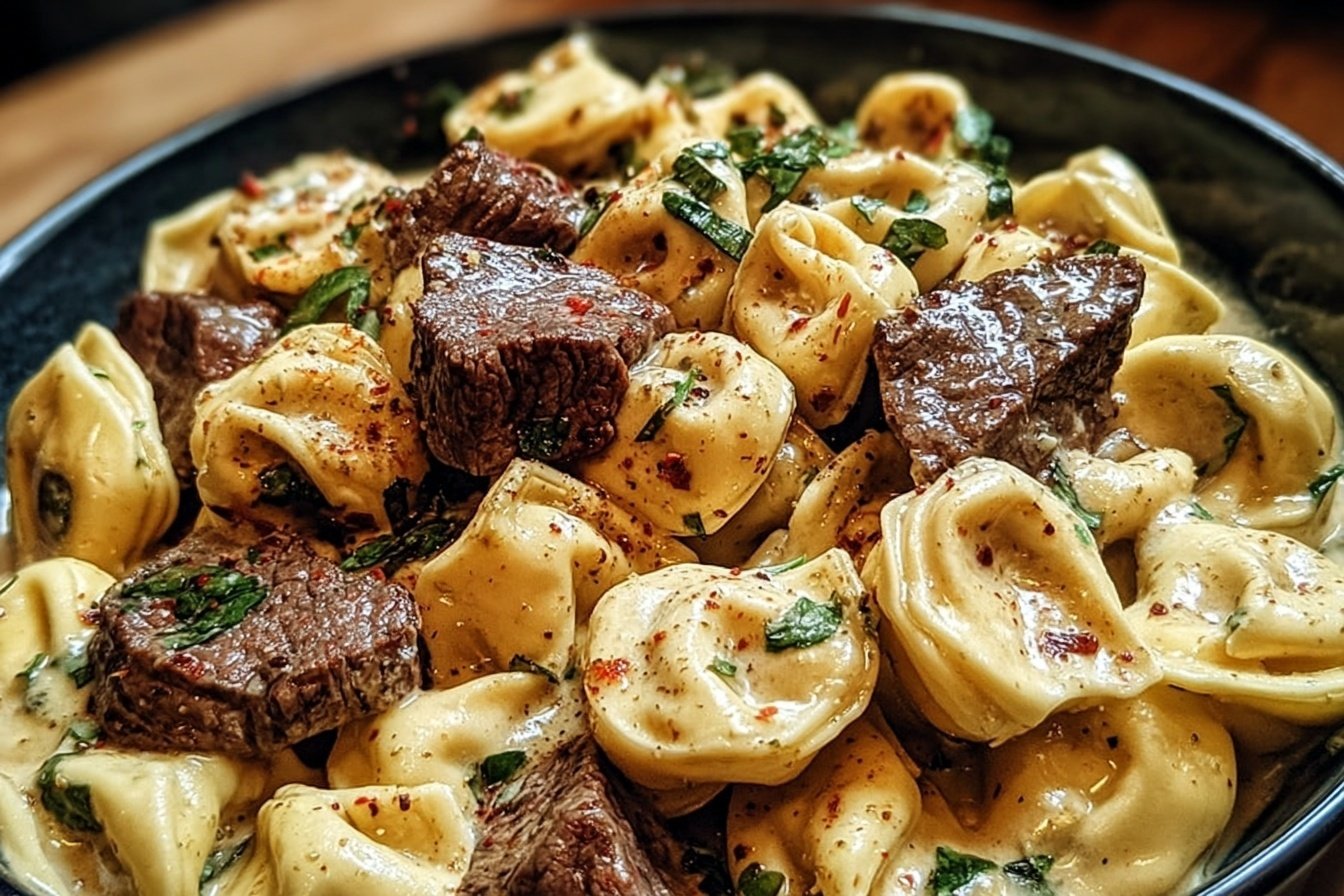 Garlic Steak Tortellini