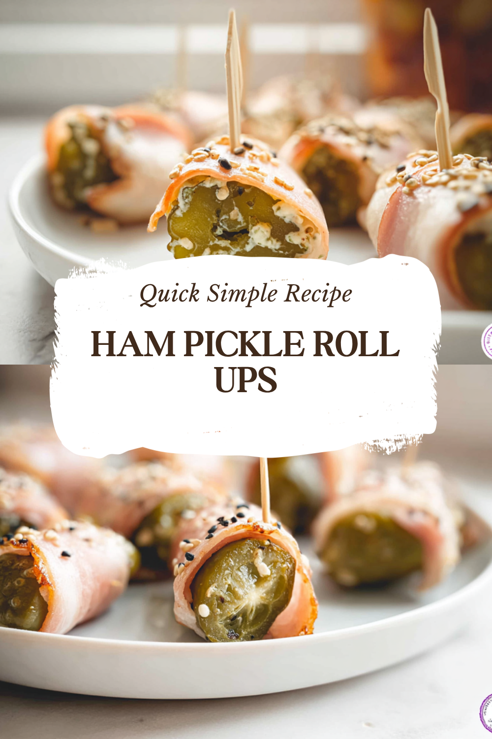 Ham Pickle Roll Ups