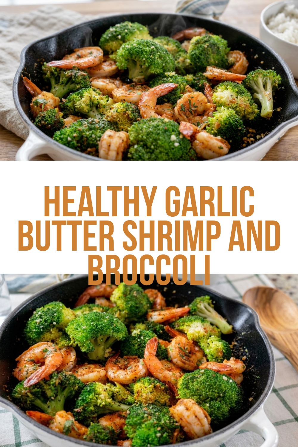Healthy Garlic Butter Shrimp And Broccoli