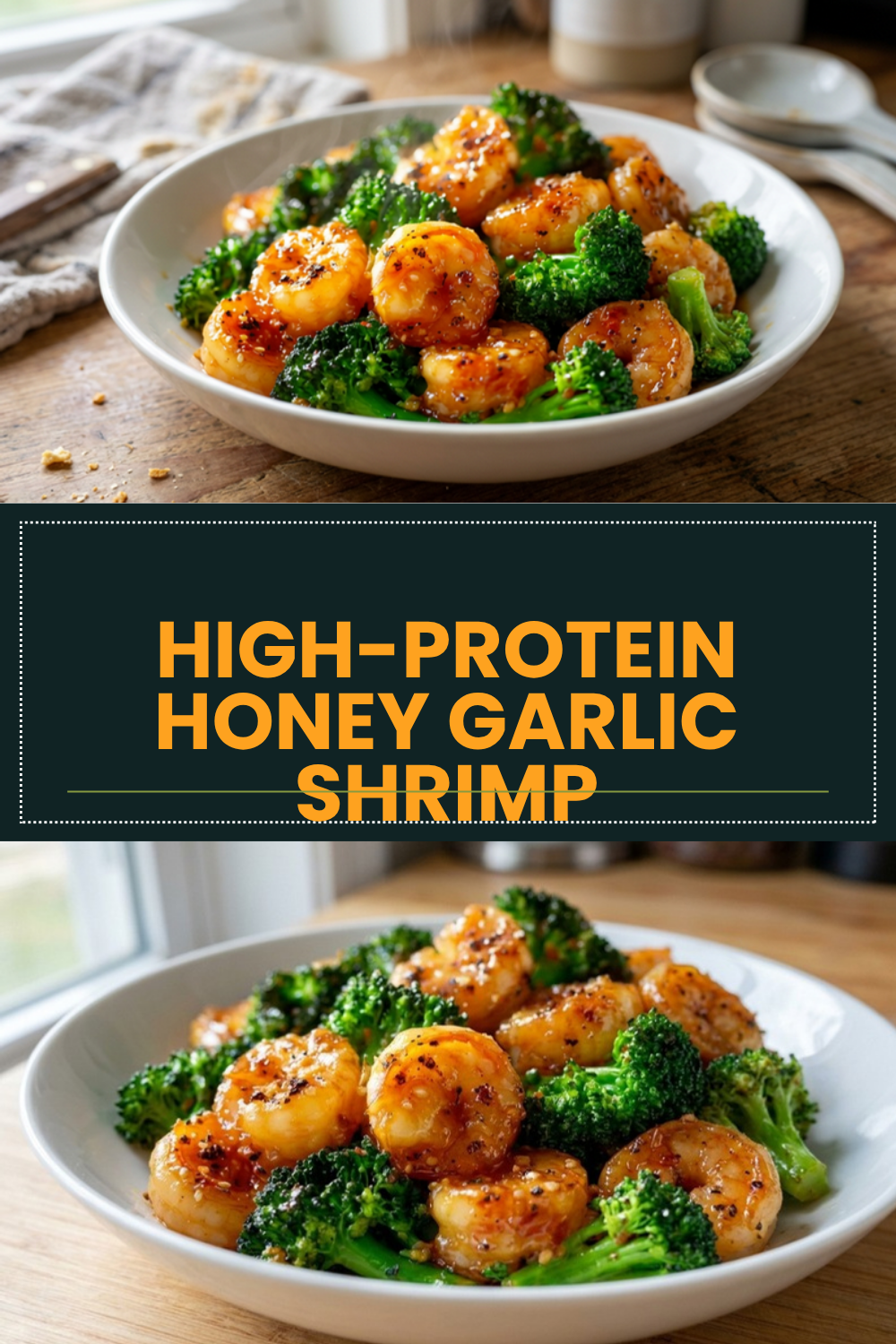 High-Protein Honey Garlic Shrimp