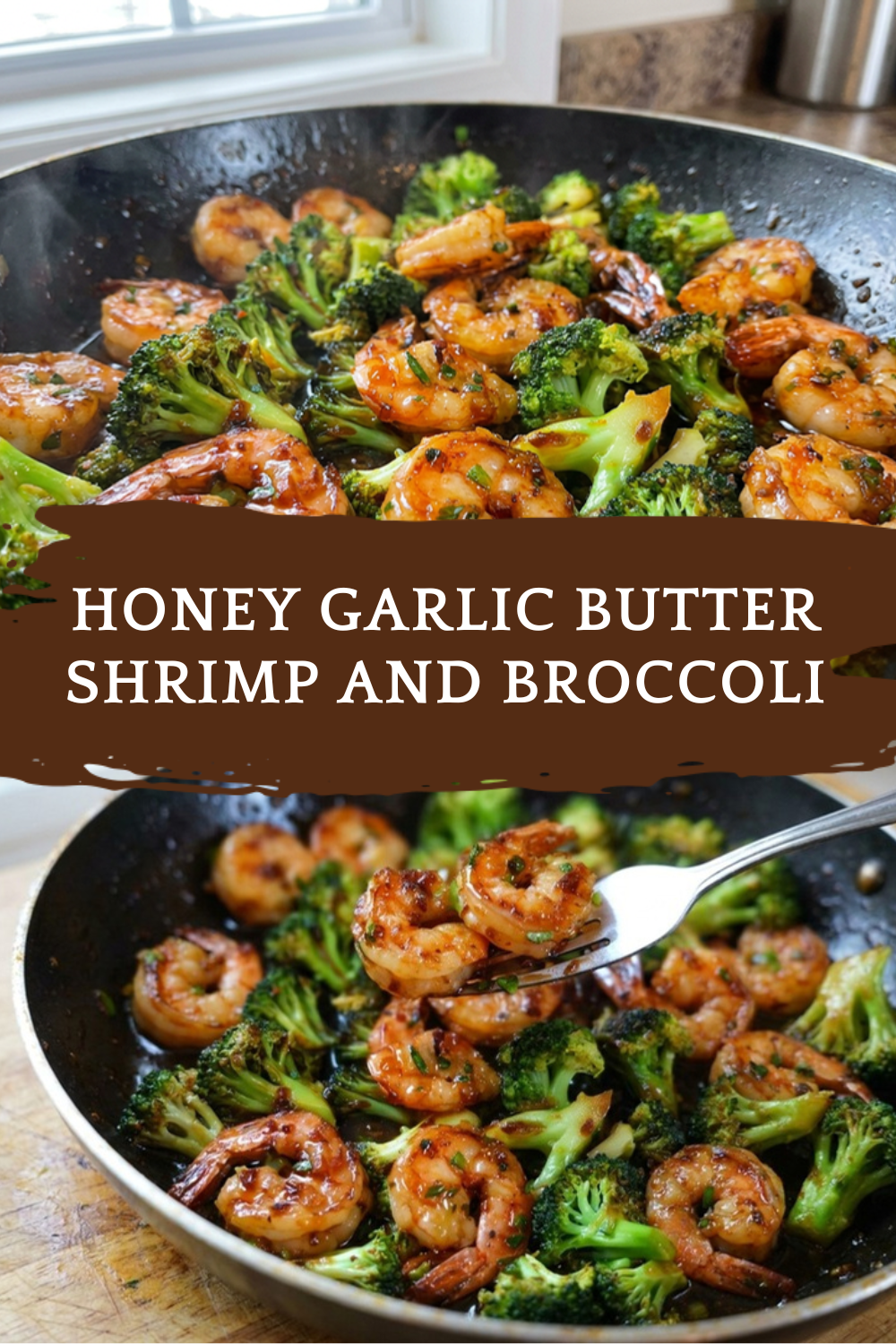 Honey Garlic Butter Shrimp And Broccoli