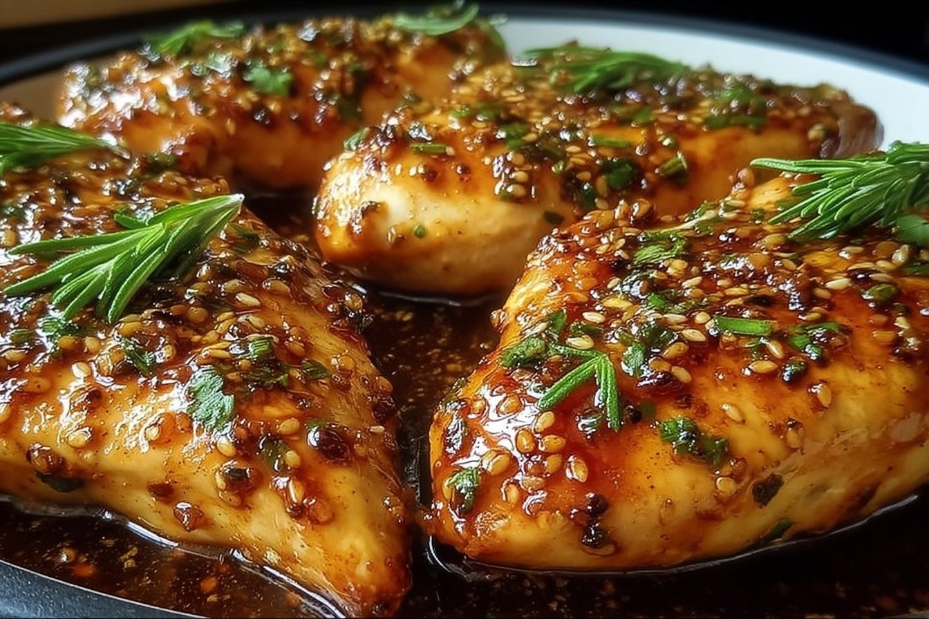 Honey Garlic Chicken Breasts