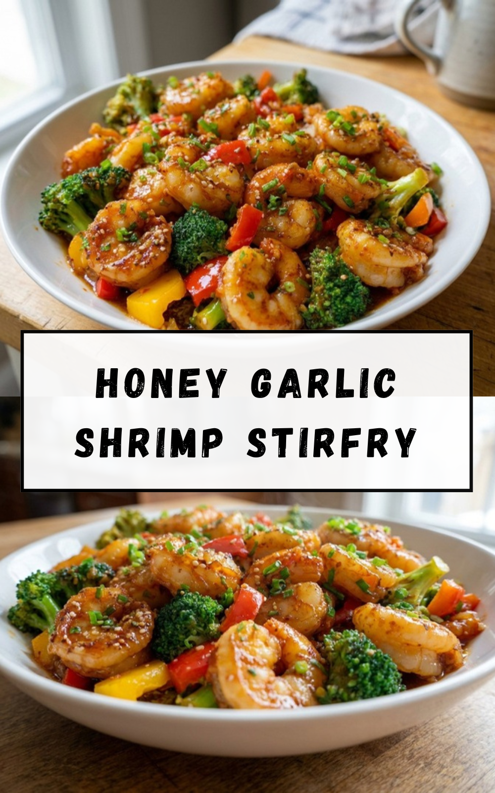 Honey Garlic Shrimp Stirfry