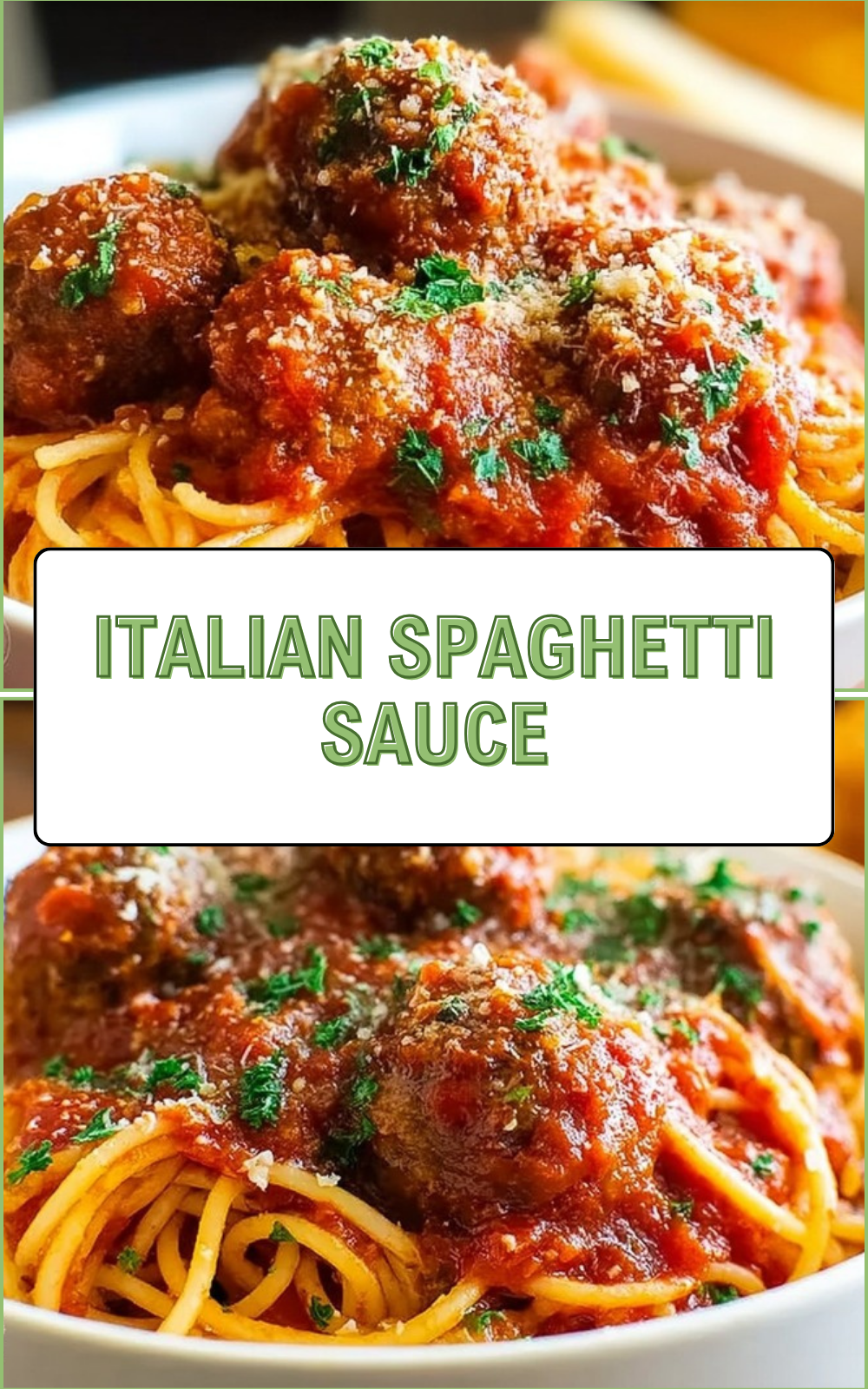 Italian Spaghetti Sauce