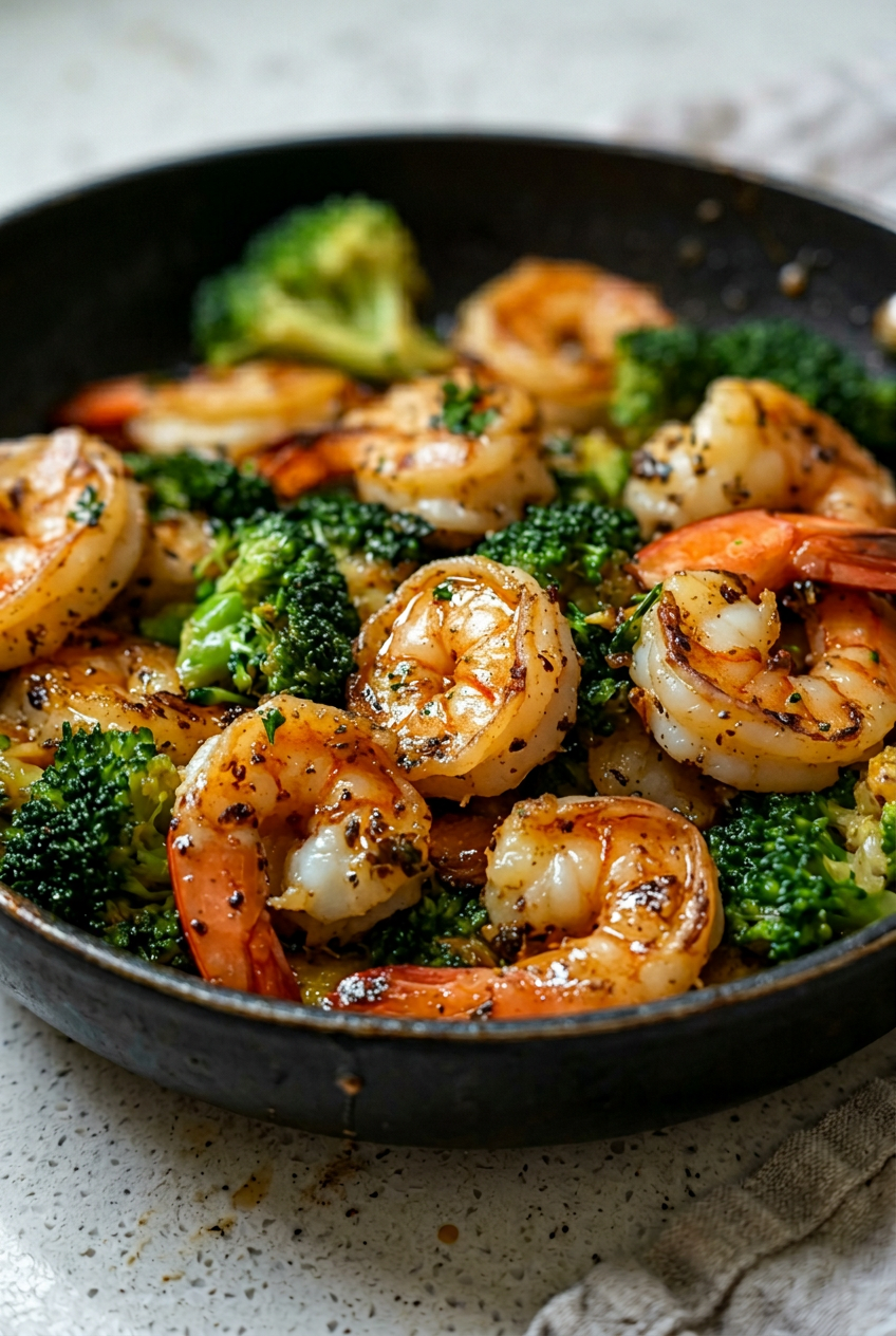 Low Carb Shrimp And Broccoli