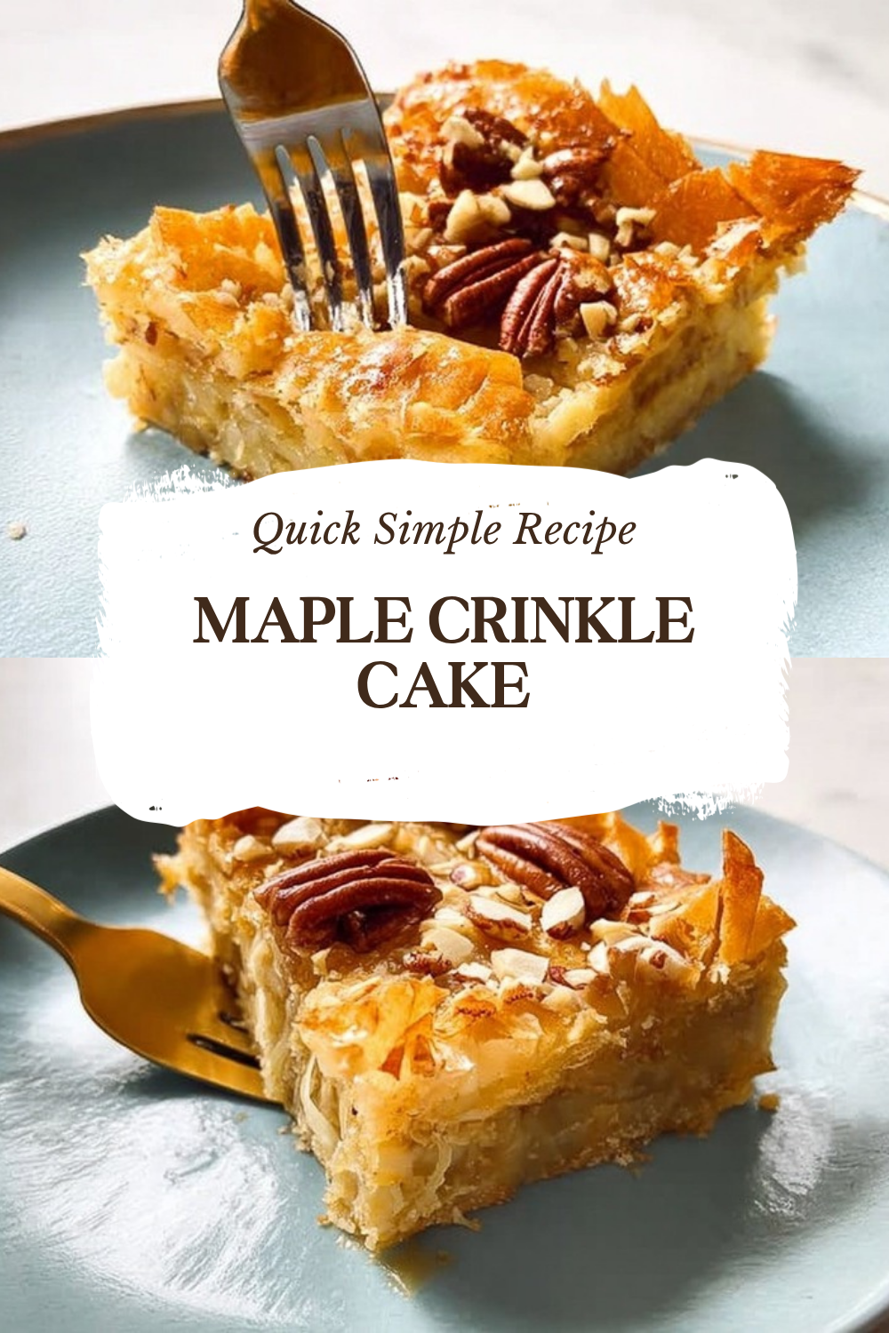 Maple Crinkle Cake