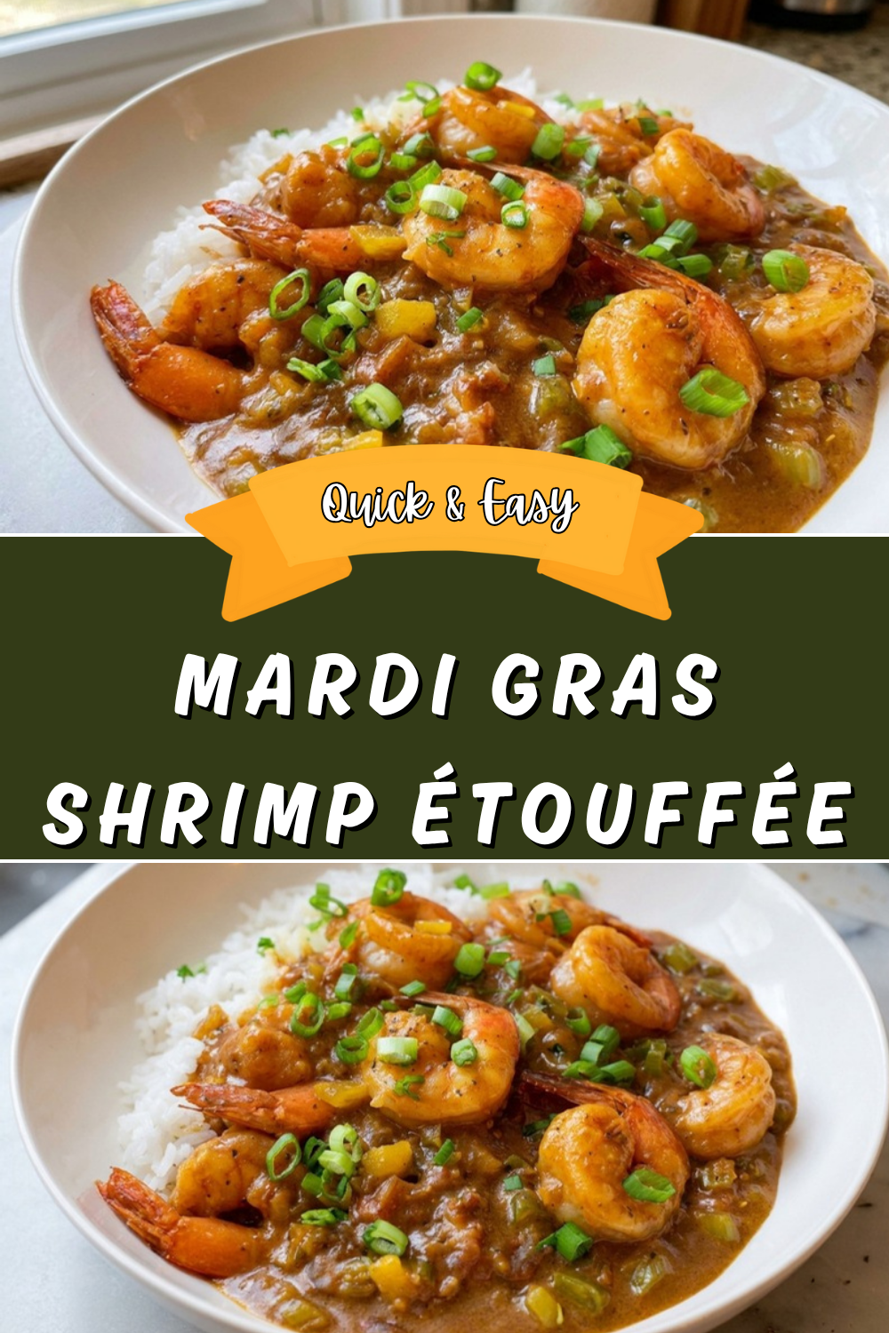 Mardi Gras Shrimp Étouffée