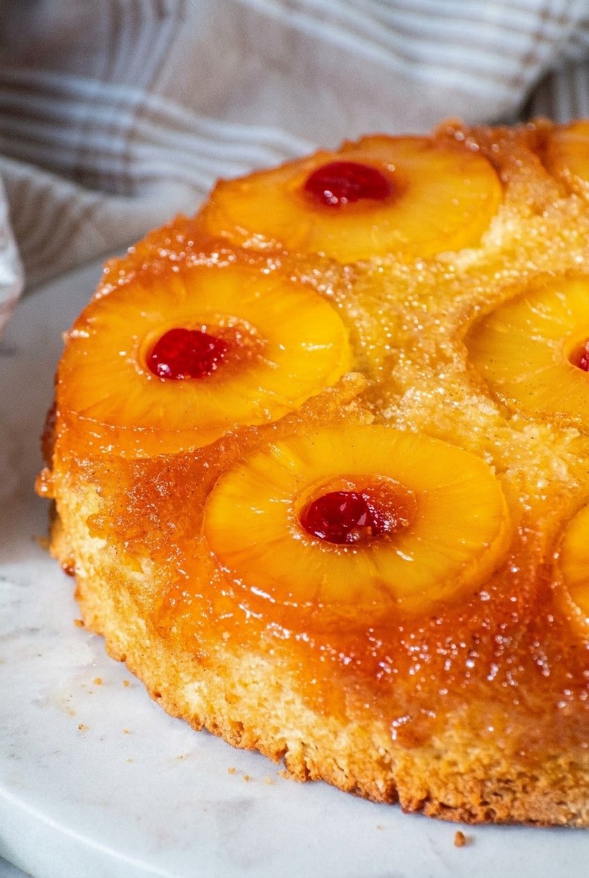 Moist Pineapple Upside Down Cake (From Scratch)