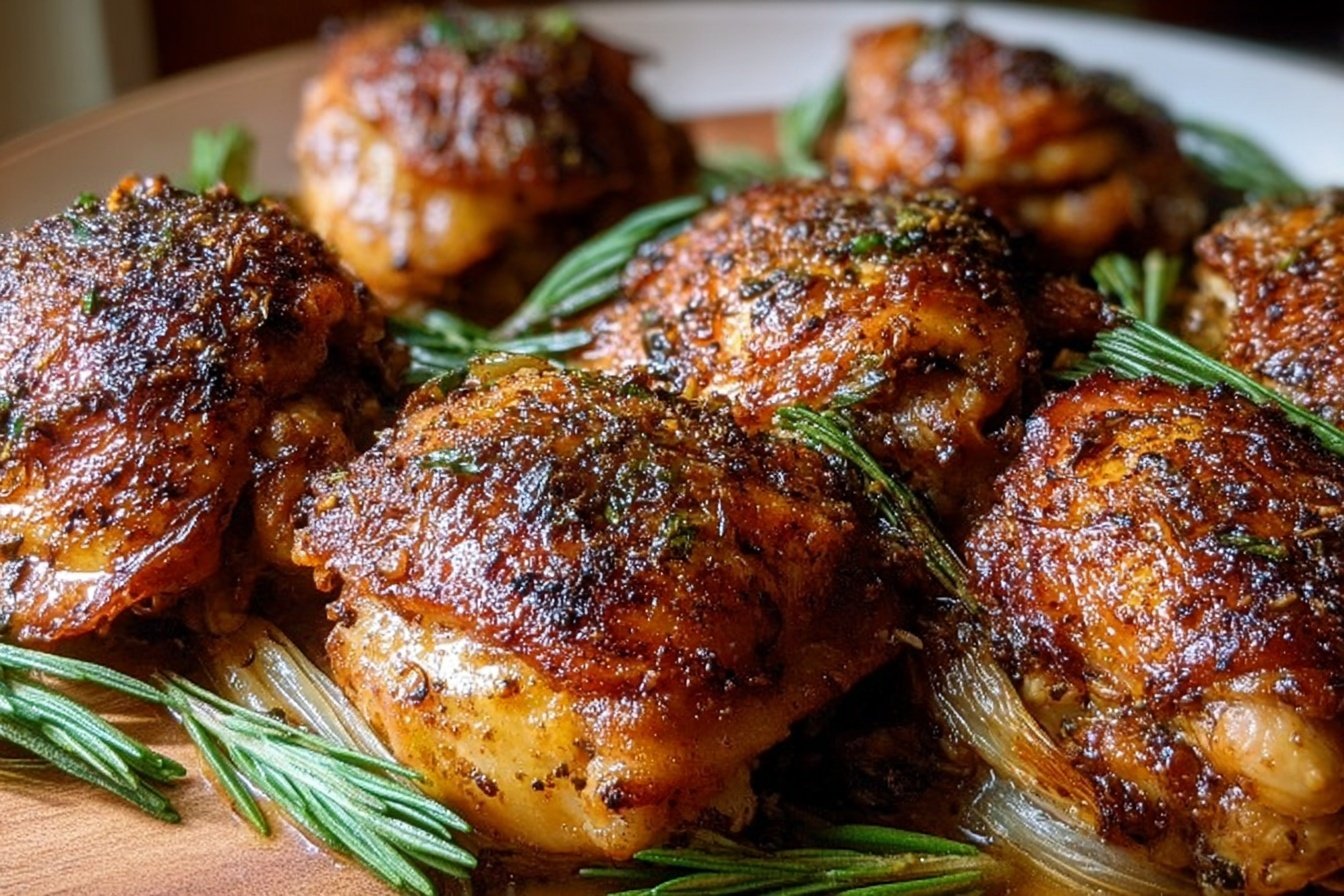 Oven Baked Chicken Thighs