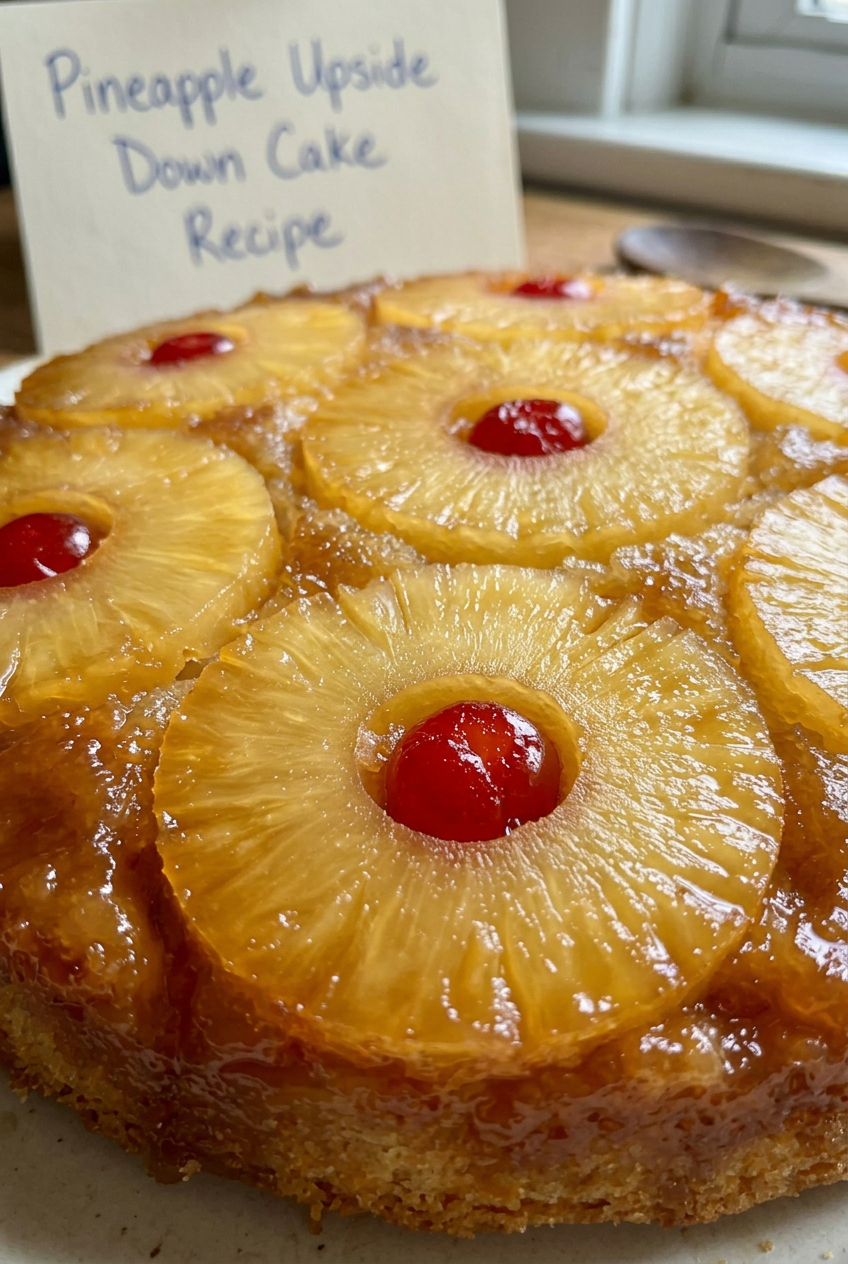 Pineapple Upside Down Cake Recipe