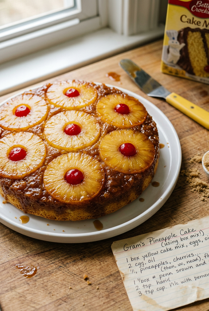 Pineapple Upside Down Cake With Box Cake Recipe