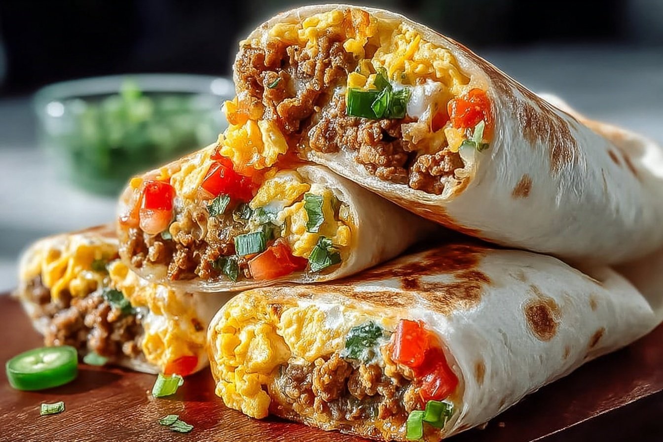 Protein Packed Breakfast Burritos