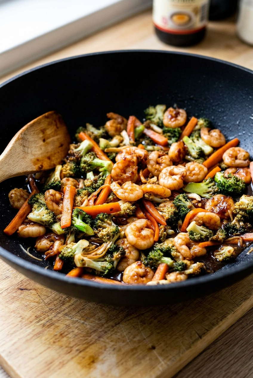 Quick Shrimp And Broccoli Stir Fry